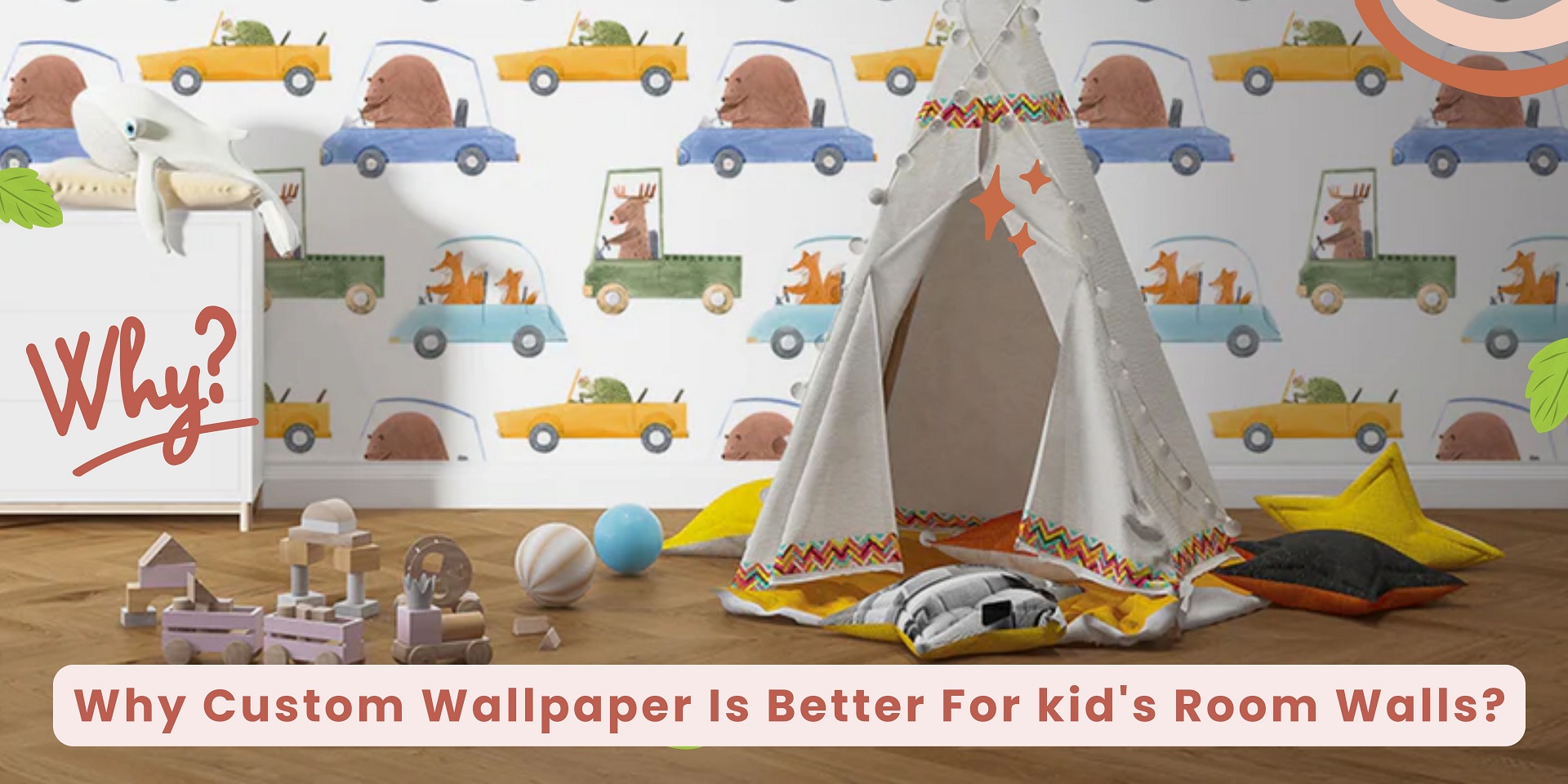 Why Custom Wallpaper Is Better For kid's Room Walls?