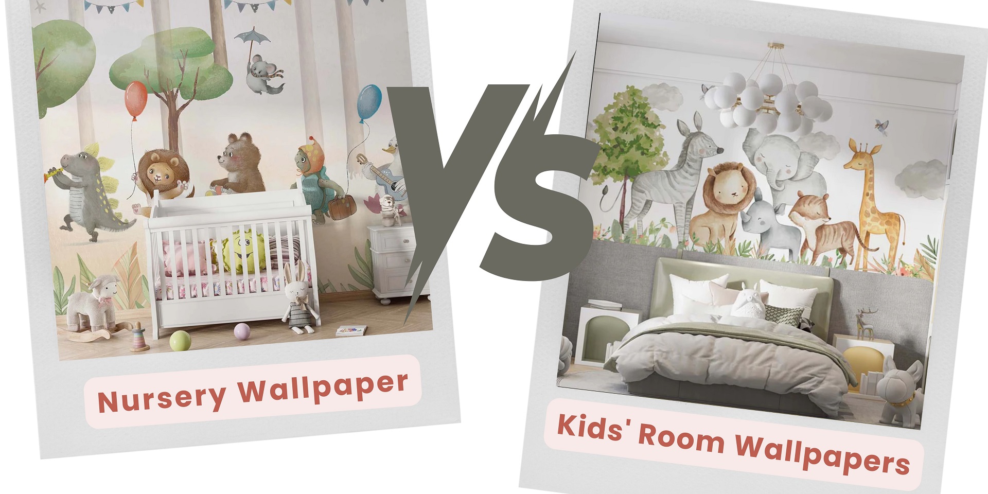 Nursery wallpaper Vs. Kids' Room Wallpaper