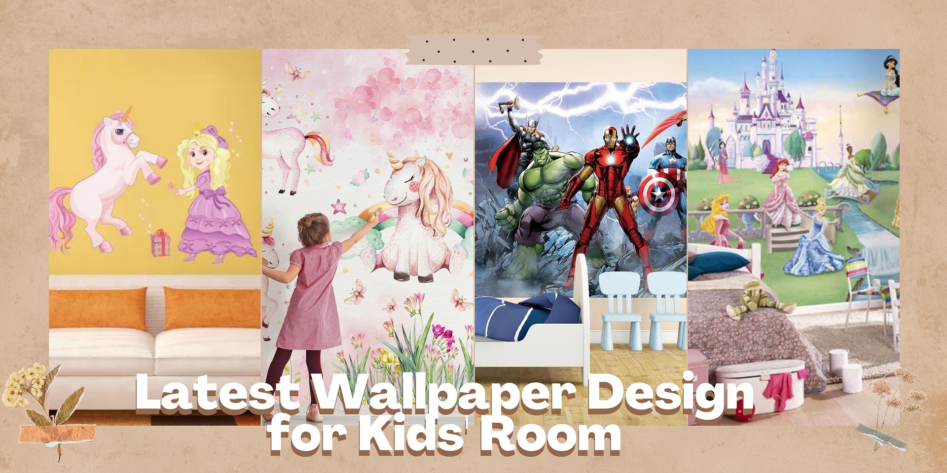 Latest Wallpaper Design for Kids' Room